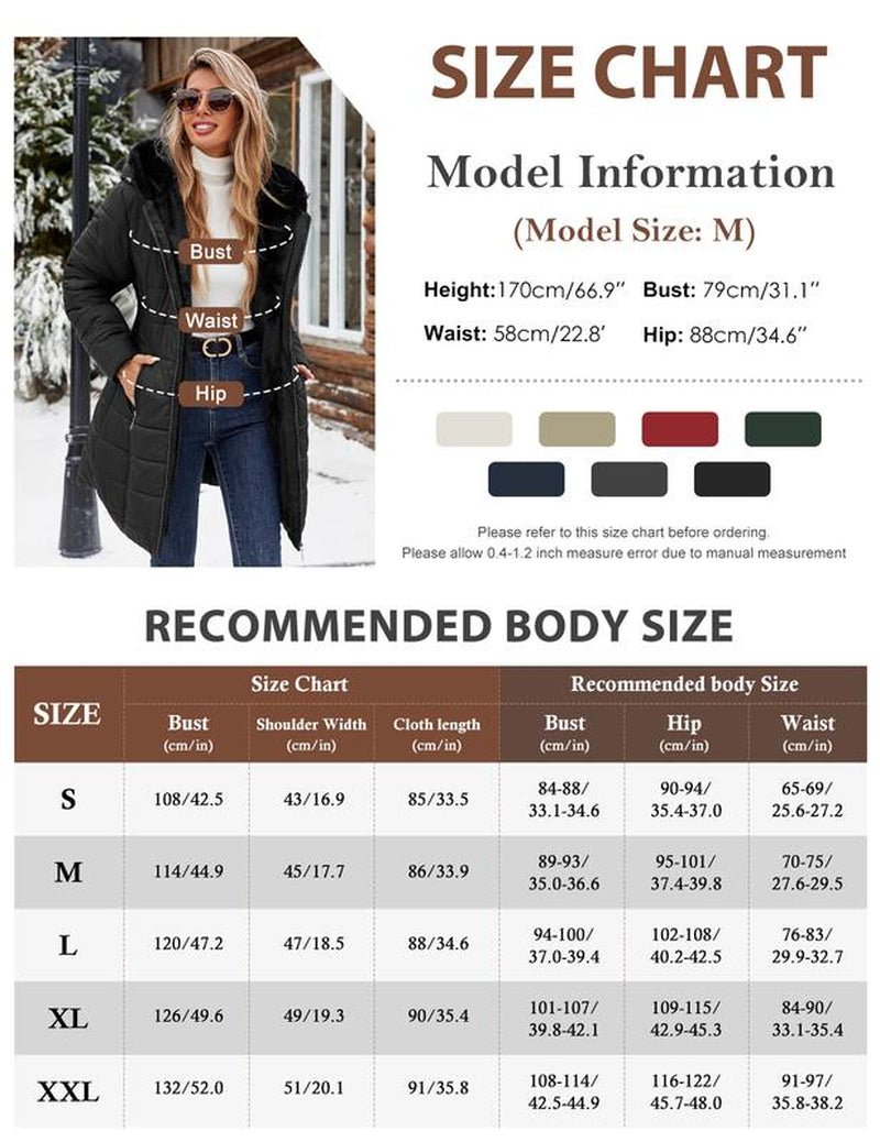 UMIPUBO Women'S Winter Windproof Fur Warm Slim Fit down Jacket - Waterproof Long Ski Coat for Commuting - Open Season Industries