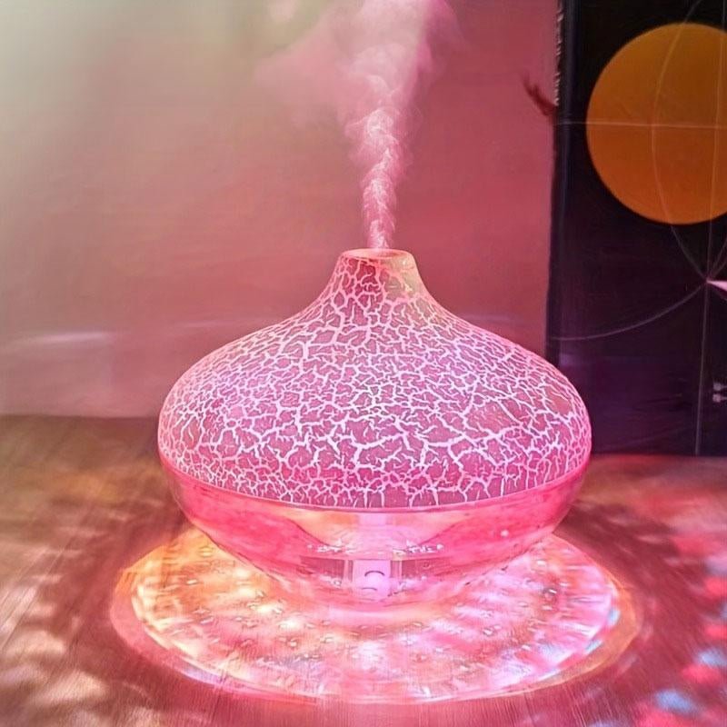 USB Powered Humidifier, Colorful Atmosphere Night Light Humidifier for Bedroom, Nano Mist Aroma Diffuser Suitable for Multiple Room Types - Open Season Industries