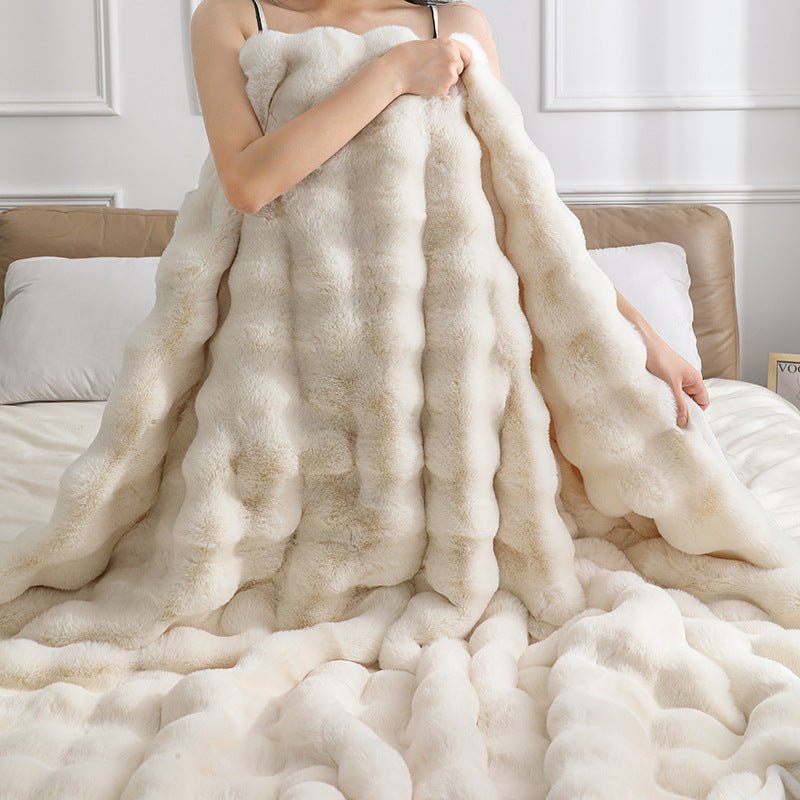Modern Simple Velvet Cover Blanket Milk Flannel Blanket - Open Season Industries
