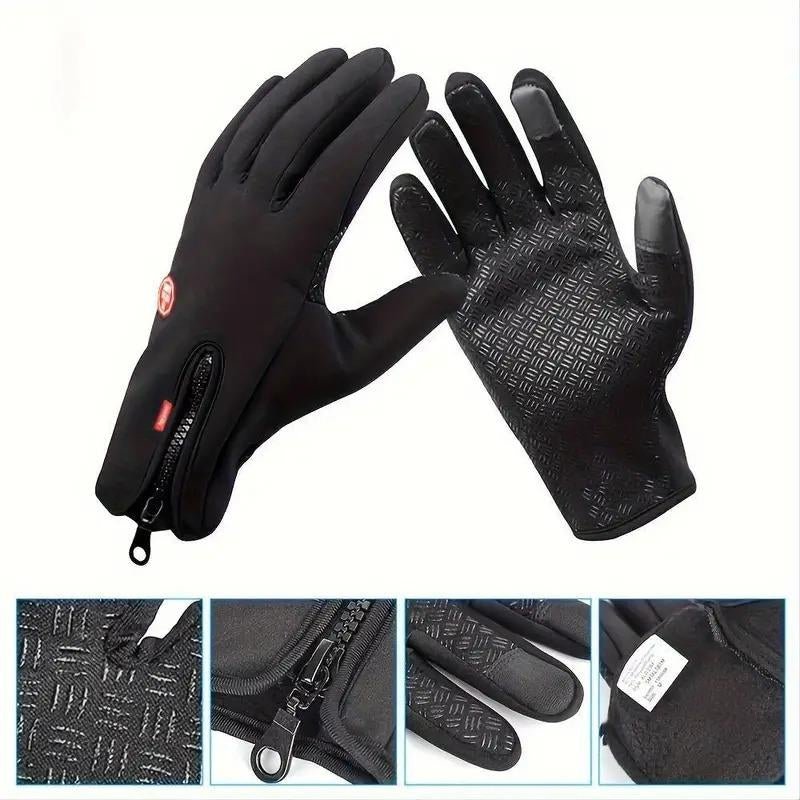 Warm Winter Gloves, Water - Resistant Touchscreen Thermal Gloves Windproof 1 Pair Men'S and Women'S Outdoor, Sports, Non - Slip Gloves Christmas - Open Season Industries