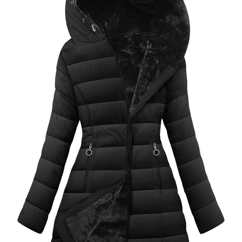 UMIPUBO Women'S Winter Windproof Fur Warm Slim Fit down Jacket - Waterproof Long Ski Coat for Commuting - Open Season Industries
