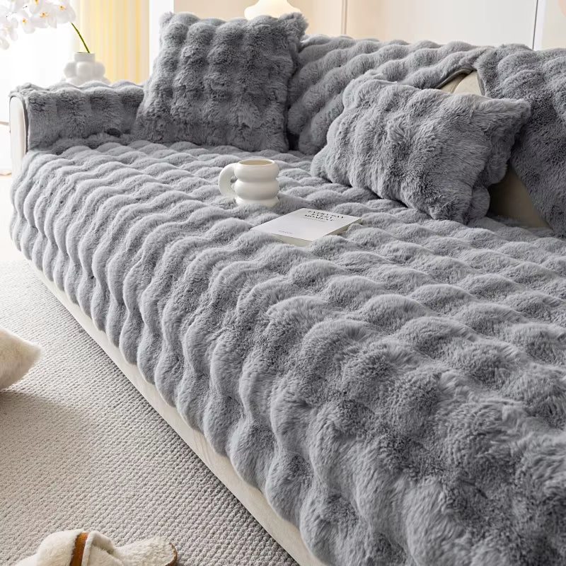 Seasonal Plush Sofa Cushions for Living Room and Bedroom - Modern Dustproof Sofa Cover - Open Season Industries