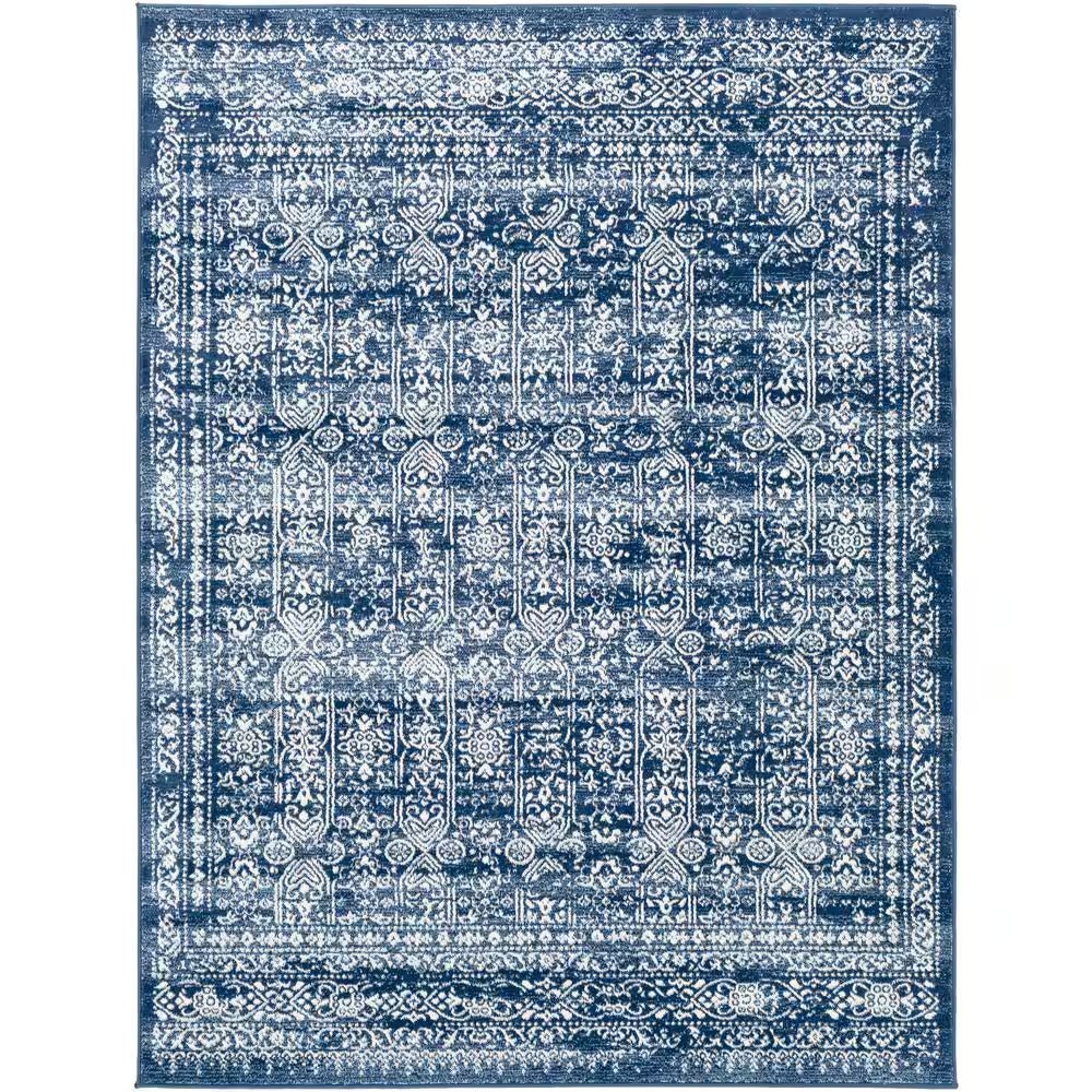 Errol Denim 7 Ft. 10 In. X 10 Ft. Area Rug - Open Season Industries