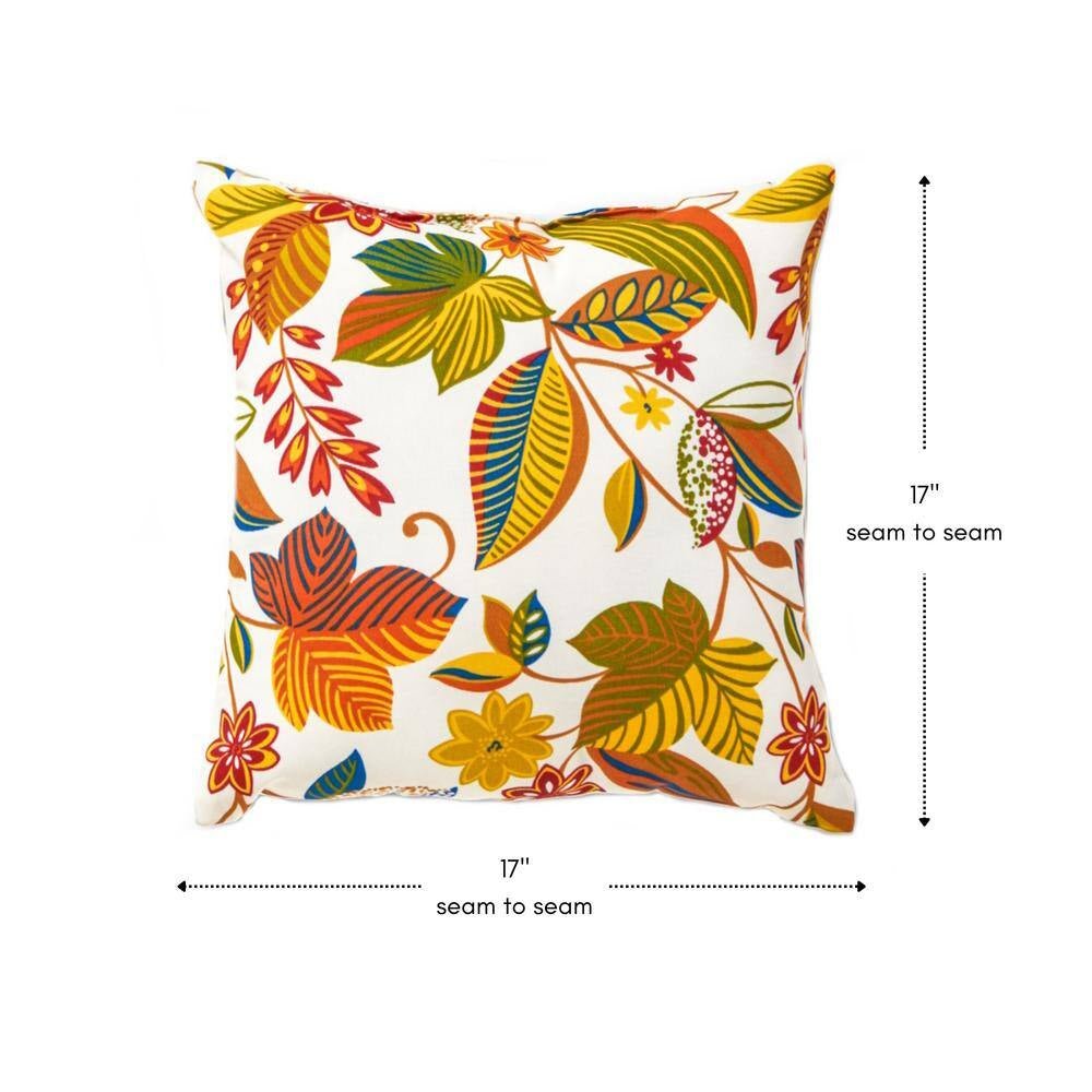 Esprit Floral Square Outdoor Throw Pillow (2 - Pack) - Open Season Industries
