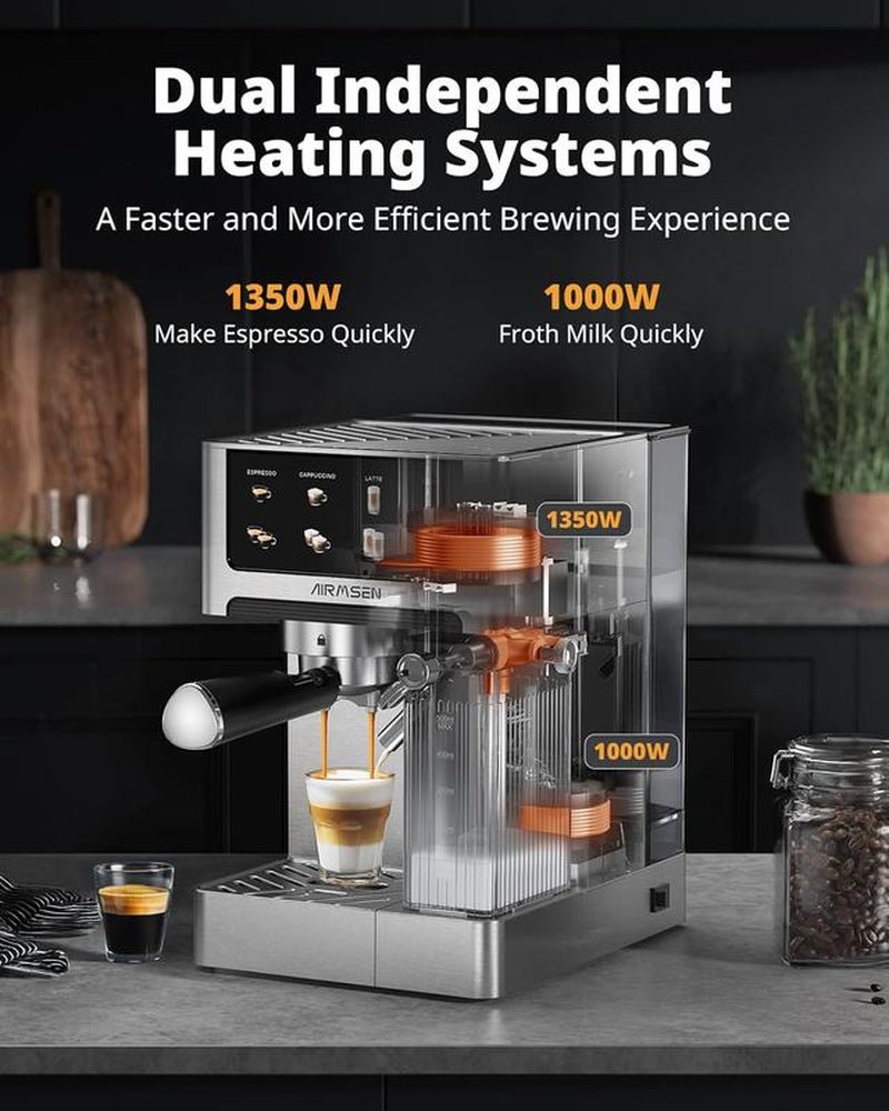 Automatic All - In - One Coffee Maker, One - Touch Latte Art, Programmable Recipes,Commercial Grade Combo Coffee Machine - Open Season Industries