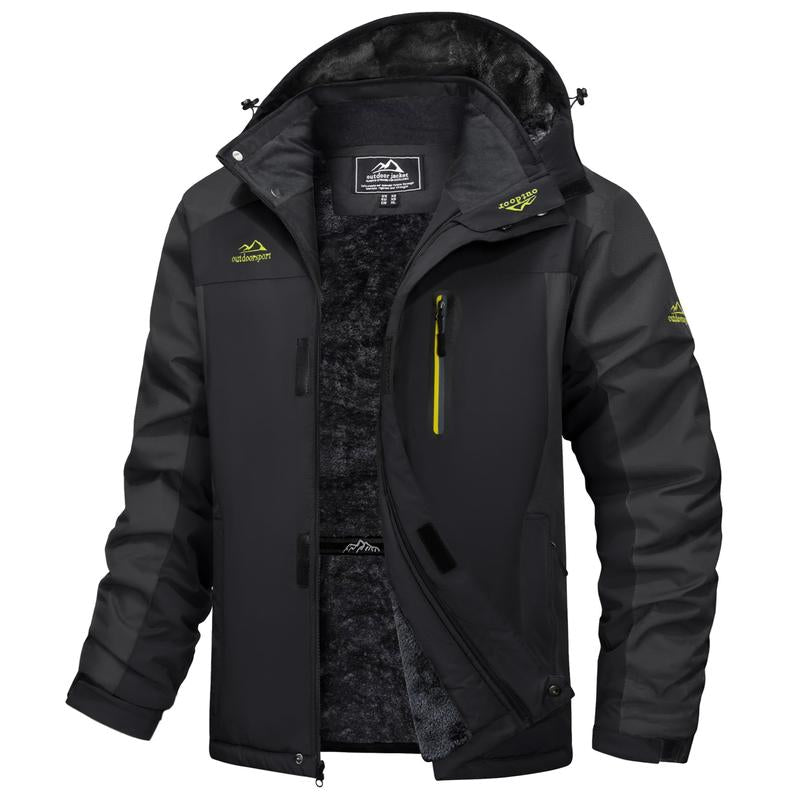 MAGCOMSEN Men'S Winter Coats Water Resistant Snow Ski Jacket Fleece Lined Parka 4 Pockets - Open Season Industries