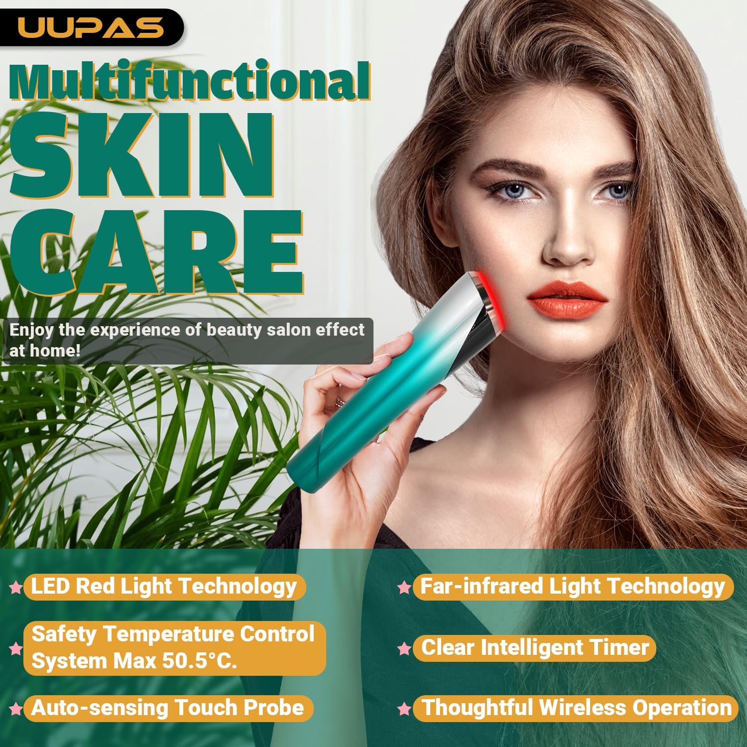 Red Light Therapy for Face - LED Infrared Red Facial Light Therapy Device - Open Season Industries