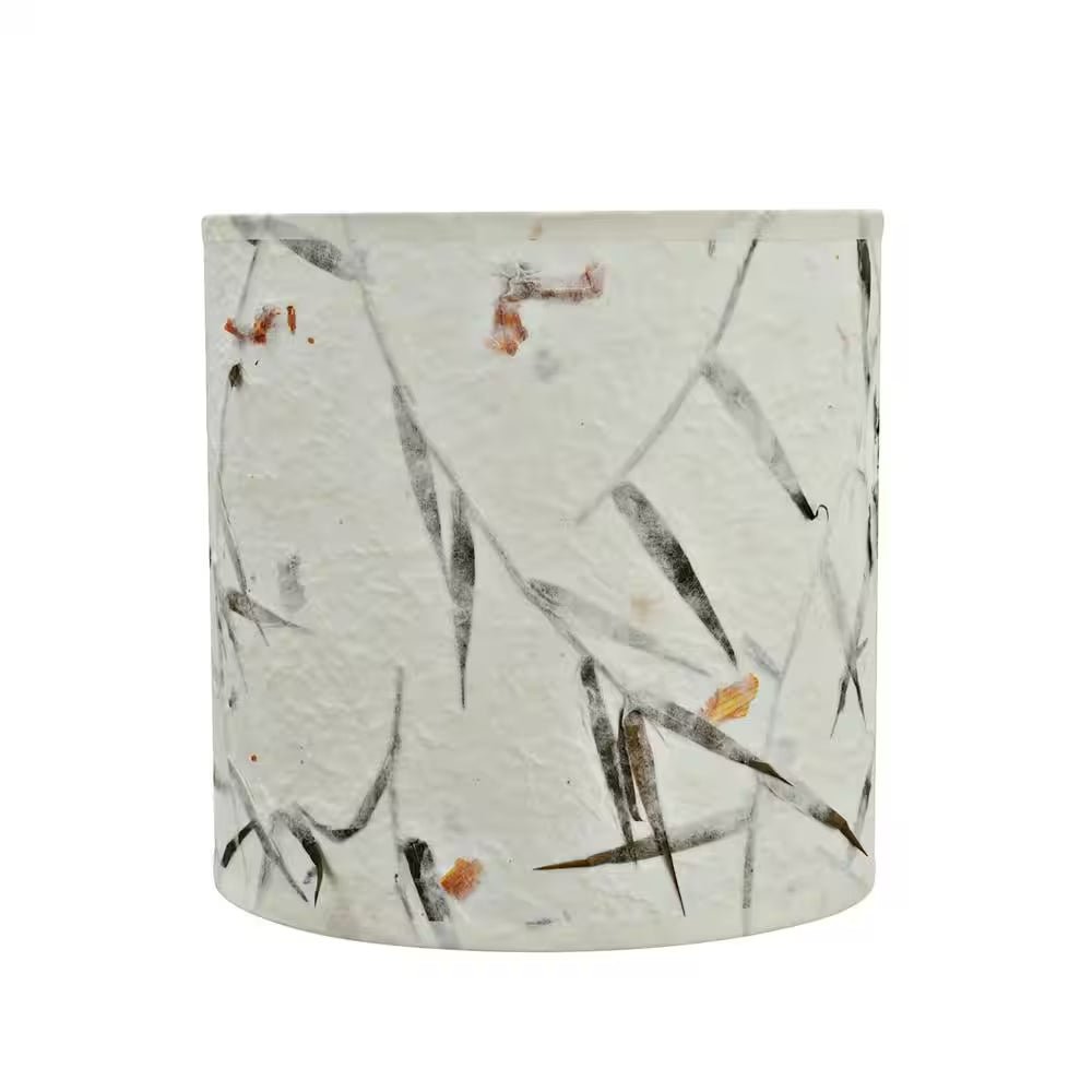 8 In. X 8 In. off White Drum/Cylinder Lamp Shade - Open Season Industries