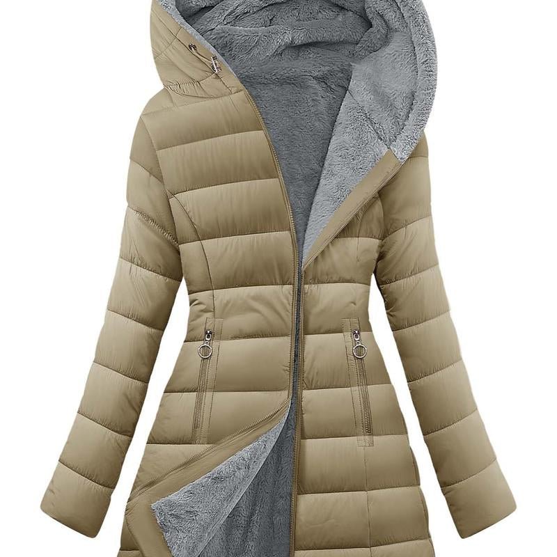 UMIPUBO Women'S Winter Windproof Fur Warm Slim Fit down Jacket - Waterproof Long Ski Coat for Commuting - Open Season Industries