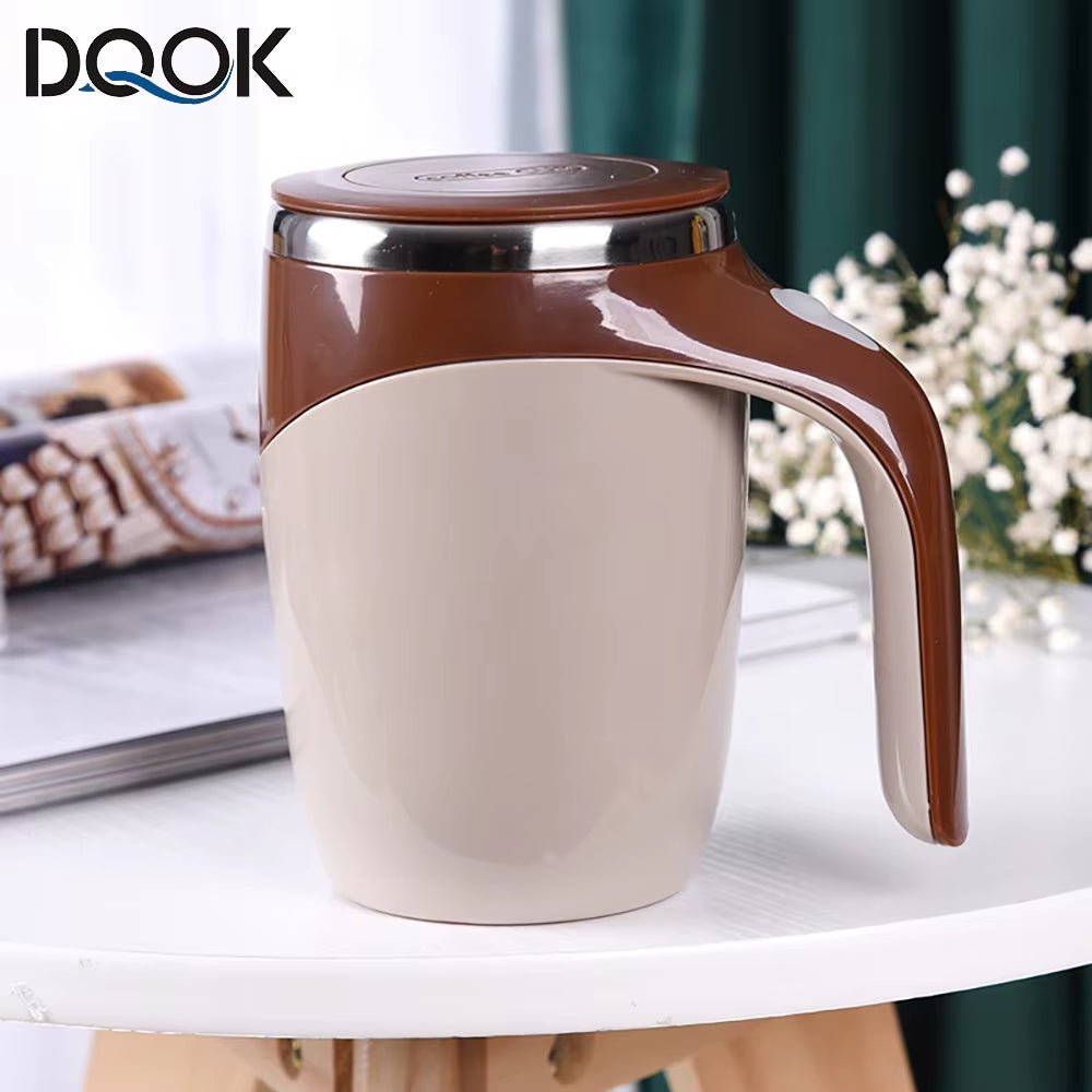 Lazy Coffee Stirring Cup Auto Stirring Cup Magnetic Rotating Electric Milk Cup Mark Cup 304 Stainless Steel - Open Season Industries