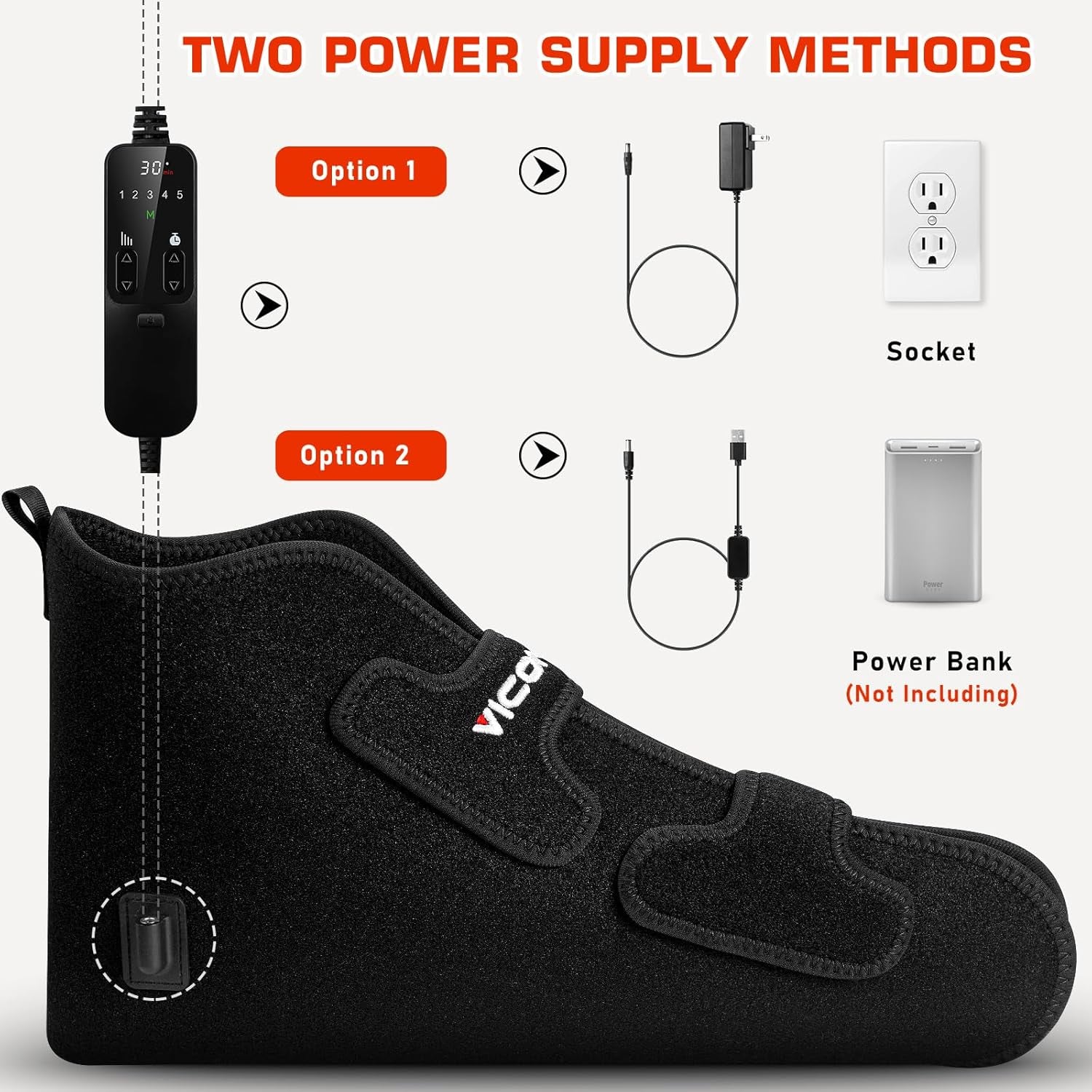 Red Infrared Light Therapy for Feet, Red Light Therapy Shoe Led near Infrared Light Boots - Open Season Industries
