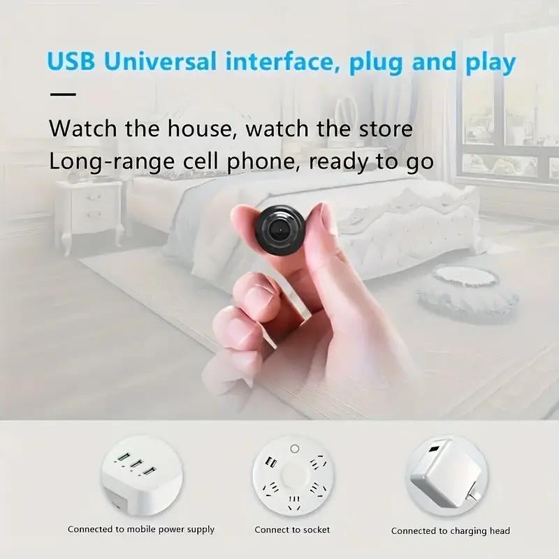 X5 Wireless Indoor Security Camera: Anti - Theft Video Recording, 720P, Memory Card Support, IP Camera, USB & Voice (APP Compatible) - Open Season Industries