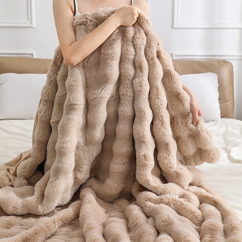 Modern Simple Velvet Cover Blanket Milk Flannel Blanket - Open Season Industries