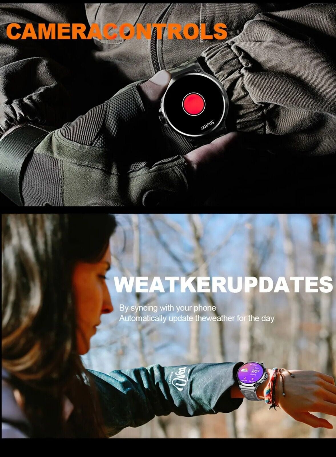 1.85" Ultra HD Smartwatch GPS Bluetooth Call Health Monitoring Watch Gym Gift - Open Season Industries