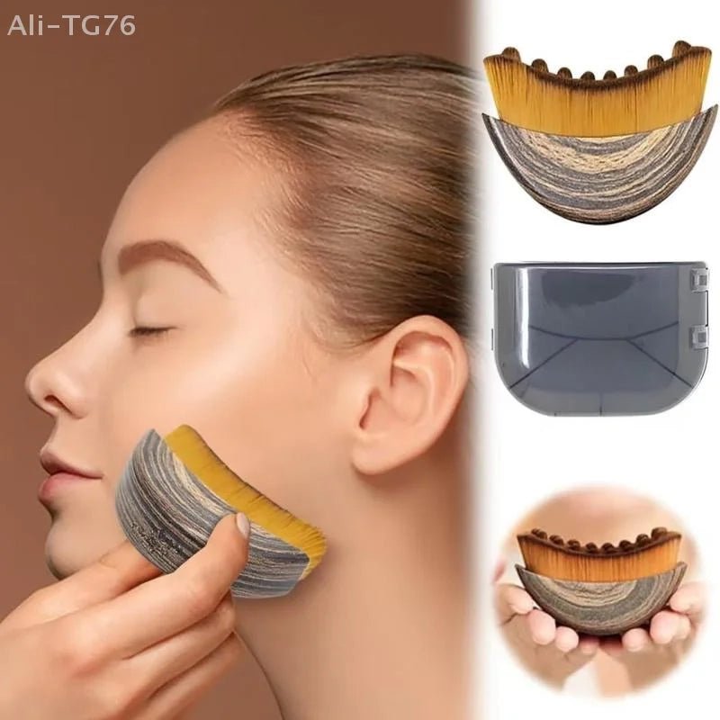 Lymphatic Contour Face Brush - Sculpt & Glow! - Open Season Industries