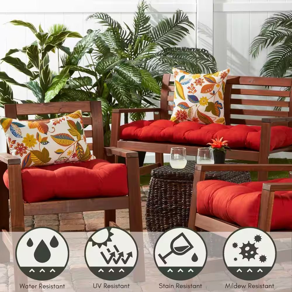 Esprit Floral Square Outdoor Throw Pillow (2 - Pack) - Open Season Industries