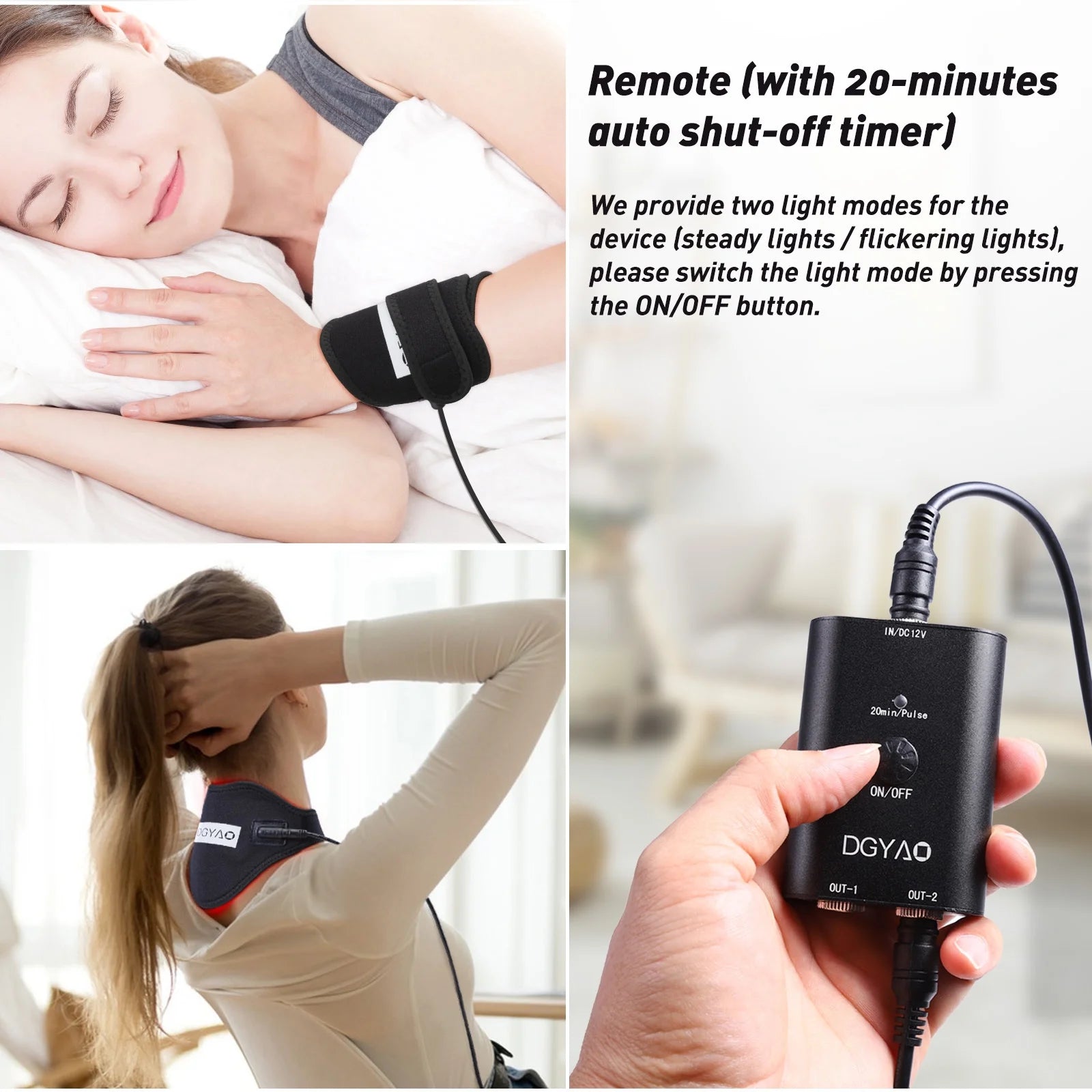 Red Light the for Neck Wearable Infrared Light for Wrist Pad Home Use Device Portable Use - Open Season Industries