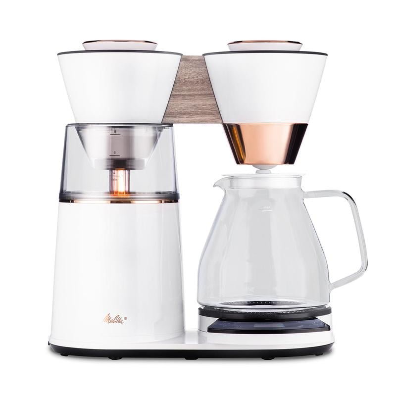 Melitta® Vision™ 12 - Cup Luxe Drip Coffee Maker | Copper White | Auto, Programmable (MCM002WULGW1) - Open Season Industries