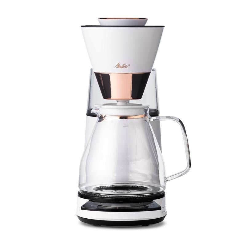 Melitta® Vision™ 12 - Cup Luxe Drip Coffee Maker | Copper White | Auto, Programmable (MCM002WULGW1) - Open Season Industries