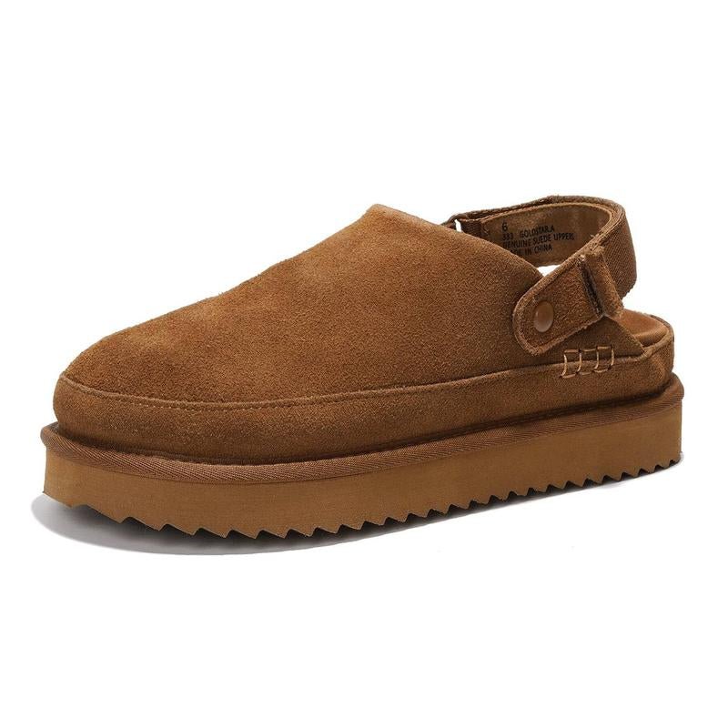 Project Cloud | "Goldstar" Genuine Suede Clogs for Women | Memory Foam | Lightweight | Non - Slip - Open Season Industries