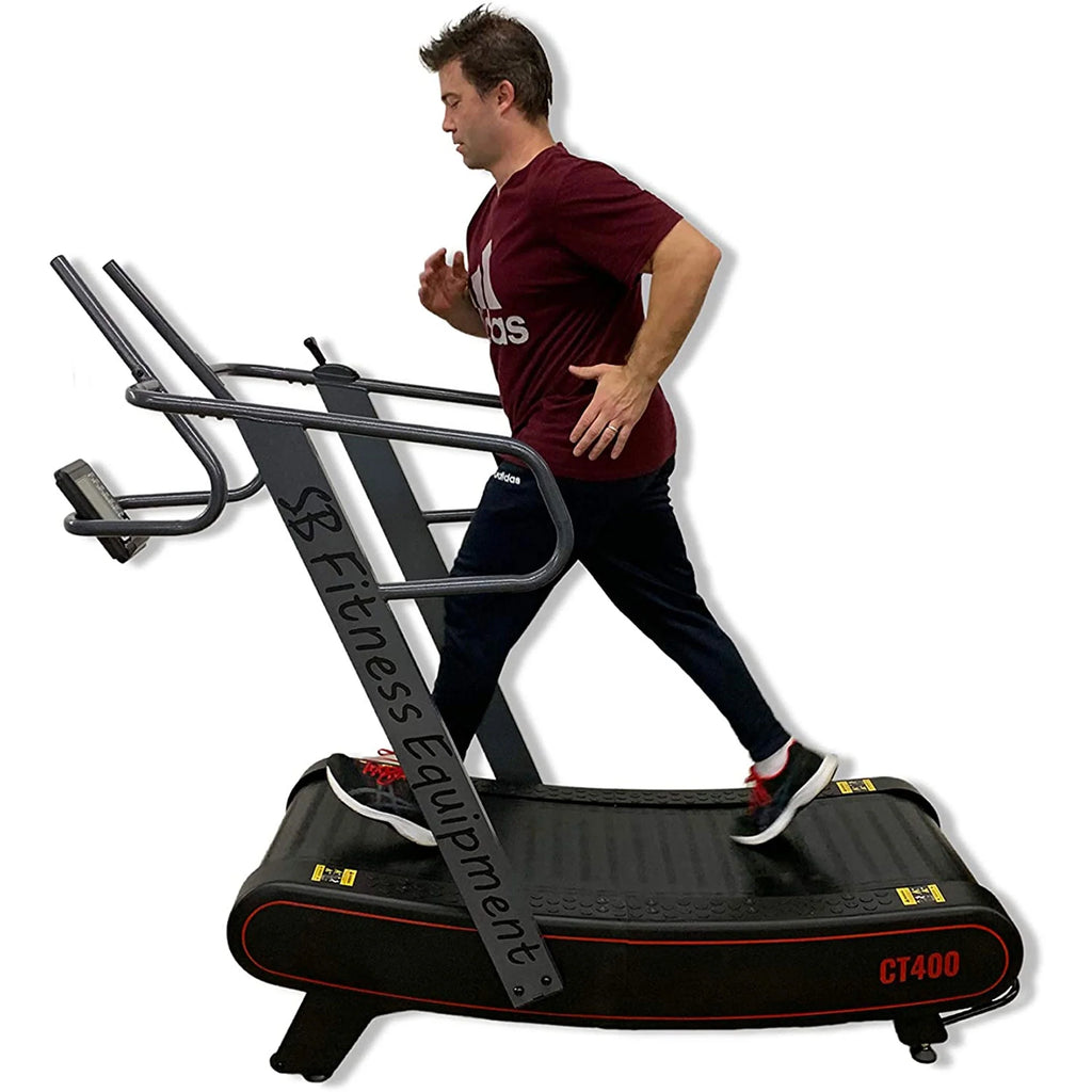 CT400 Self Generated Curved Commercial Treadmill - Open Season Industries