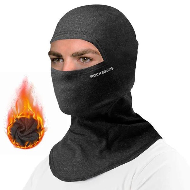 ROCKBROS Balaclava Ski Mask for Men Cold Weather Scarf Windproof Thermal Winter Neck Warmer Hood for Cycling Hiking - Open Season Industries