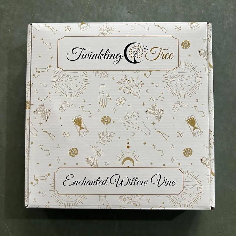 Christmas Cherry Blossom Tree Branch Light String, USB Powered DIY Holiday Tree Vine Light, LED Lamp Suitable for Room Wall Decoration, LED Lights - Open Season Industries