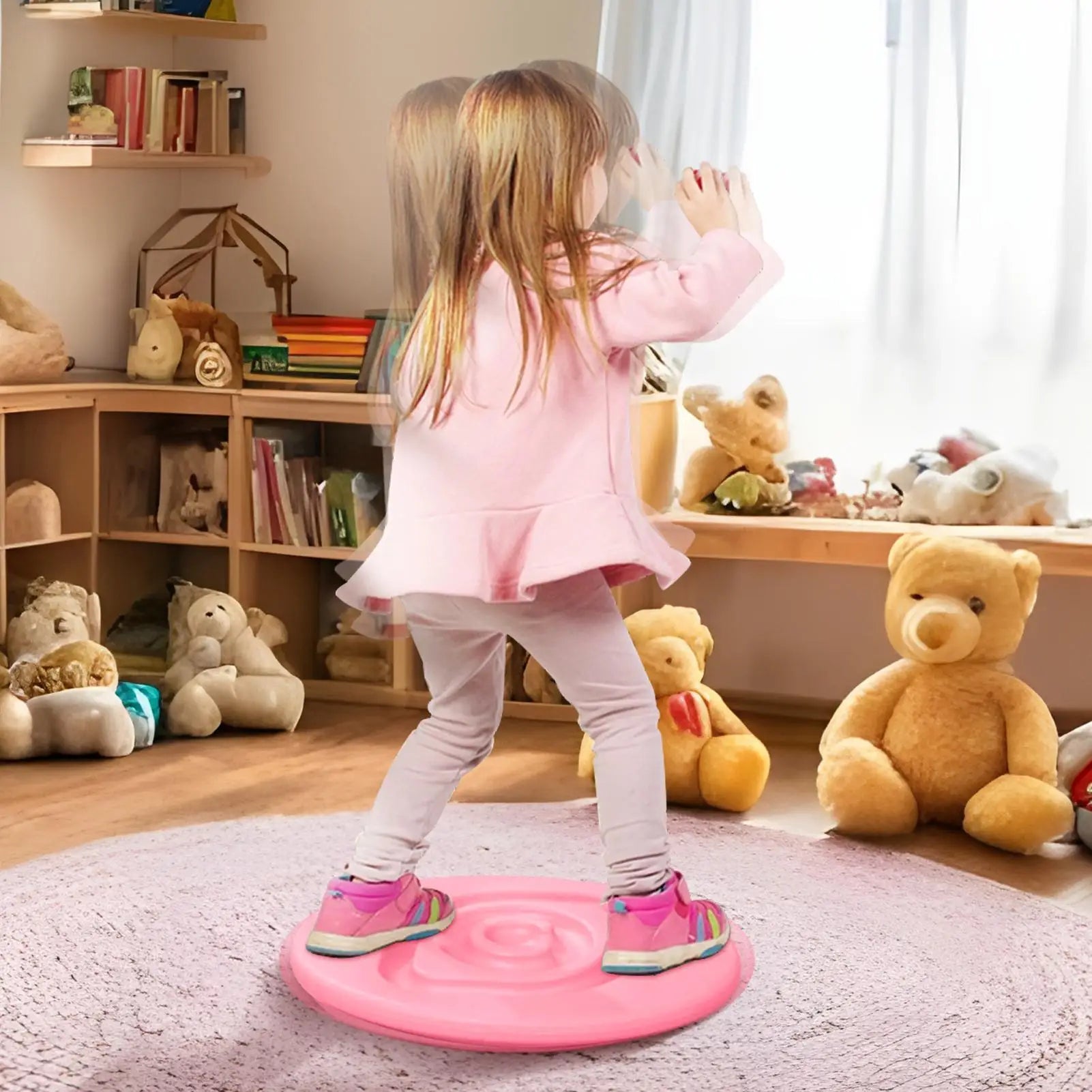 Balancing Board Educational Balance Board Interactive Exercising and Training Coordination Skills Equipment Physical Exercise - Open Season Industries