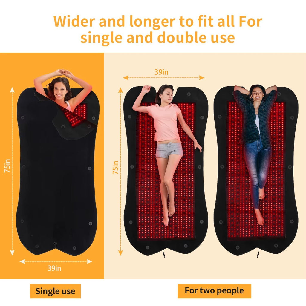 2024 New Generation Red Light Therapy Bed Used to Whole Body Pain Relieve Home Spa SUPER LARGE - Open Season Industries