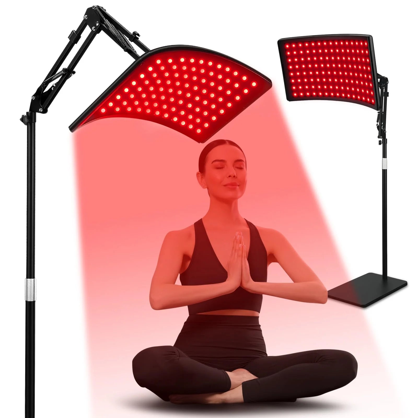 Red Light Therapy for Face and Body, Red Infrared Light Therapy Lamp with Stand Led 660Nm Red Light - Therapy& 850Nm Infrared Light Device for Body - Open Season Industries