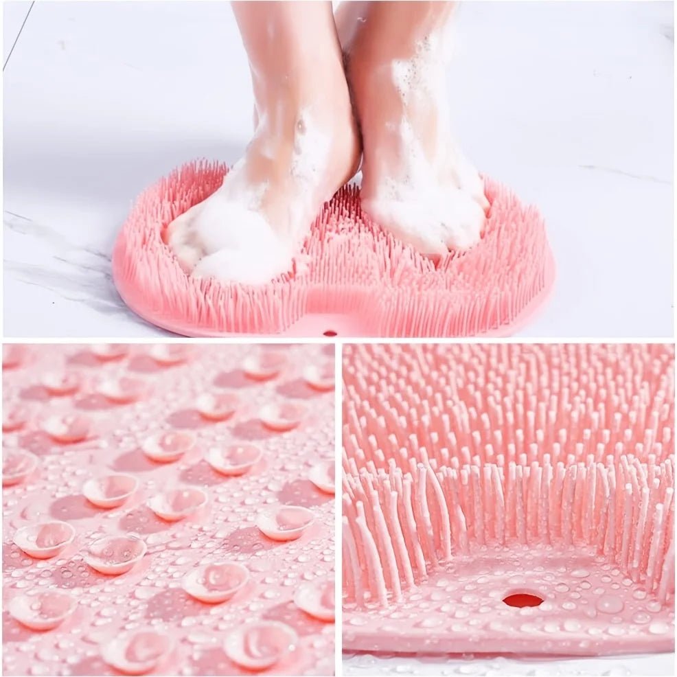 Bath Massage Pad, Shower Foot Massage Scrub, Bathroom Wall Mounted Back Scrub, Back Exfoliator, Back Massage Pad - Open Season Industries
