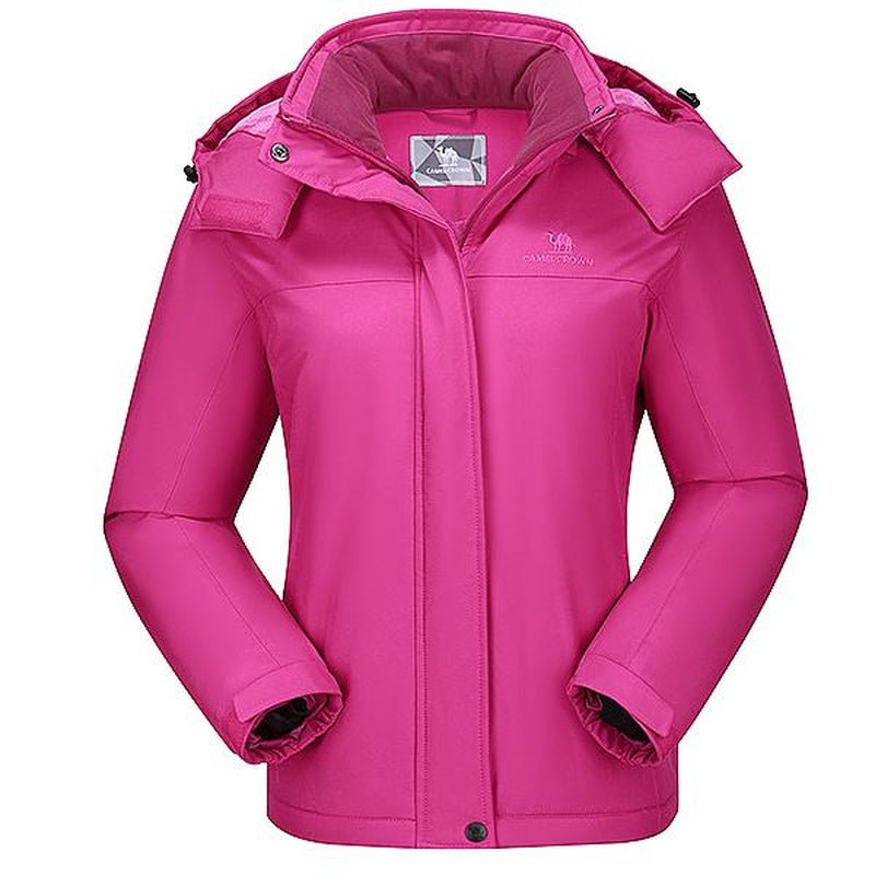 CAMEL CROWN Women'S Winter Outerwear Waterproof Ski Snow Jacket Warm Fleece Jacket Parka Raincoat with Multiple Pockets Sport Jacket - Open Season Industries