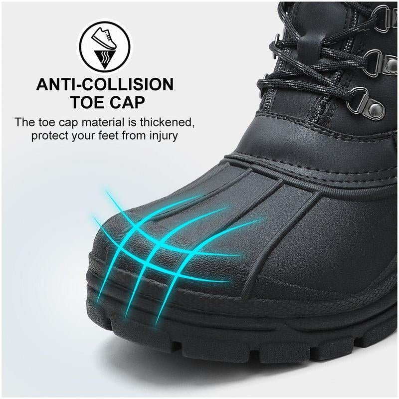 ALEADER Winter Men'S Outdoor Warm Classic Snow Boots Non - Slip 3M THINSULATE INSULATION Sports Leisure Hiking Boots Waterproof - Open Season Industries