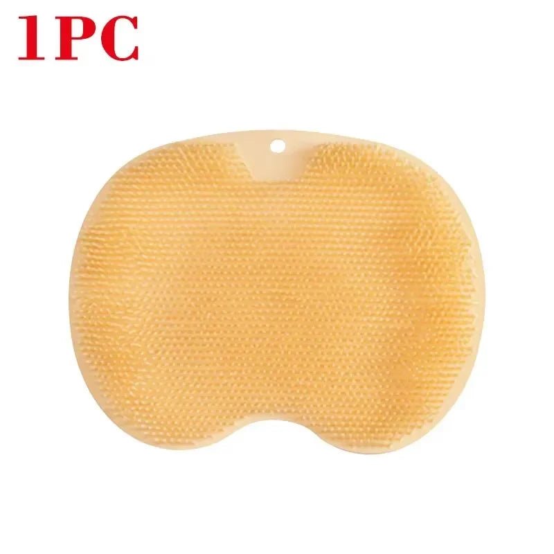 Bathing anti Slip Mat Exfoliating Shower Massage Scraper Bathroom Non - Slip Bath Mat Back Massage Brush Silicone Foot Wash Mat - Open Season Industries