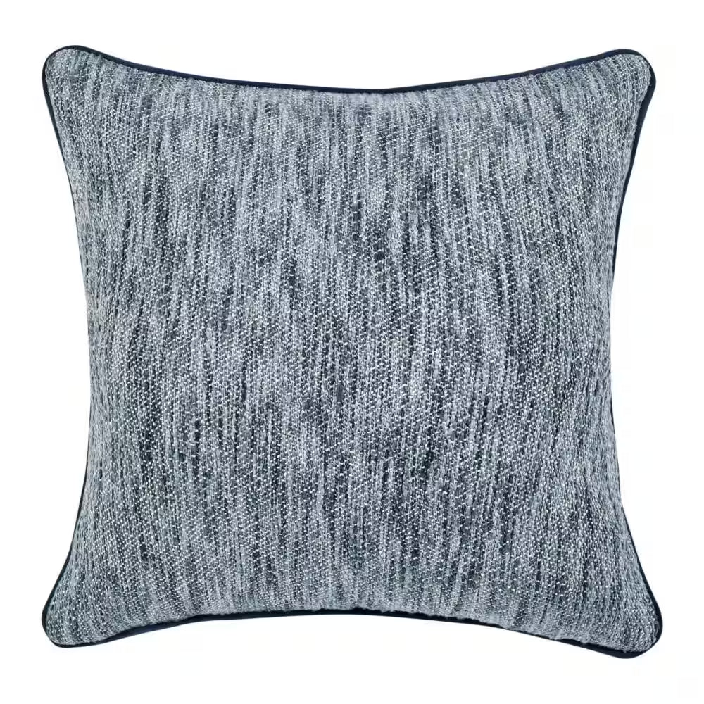 Sam Blue Abstract Feather 5 X In. 22 In. Throw Pillow - Open Season Industries