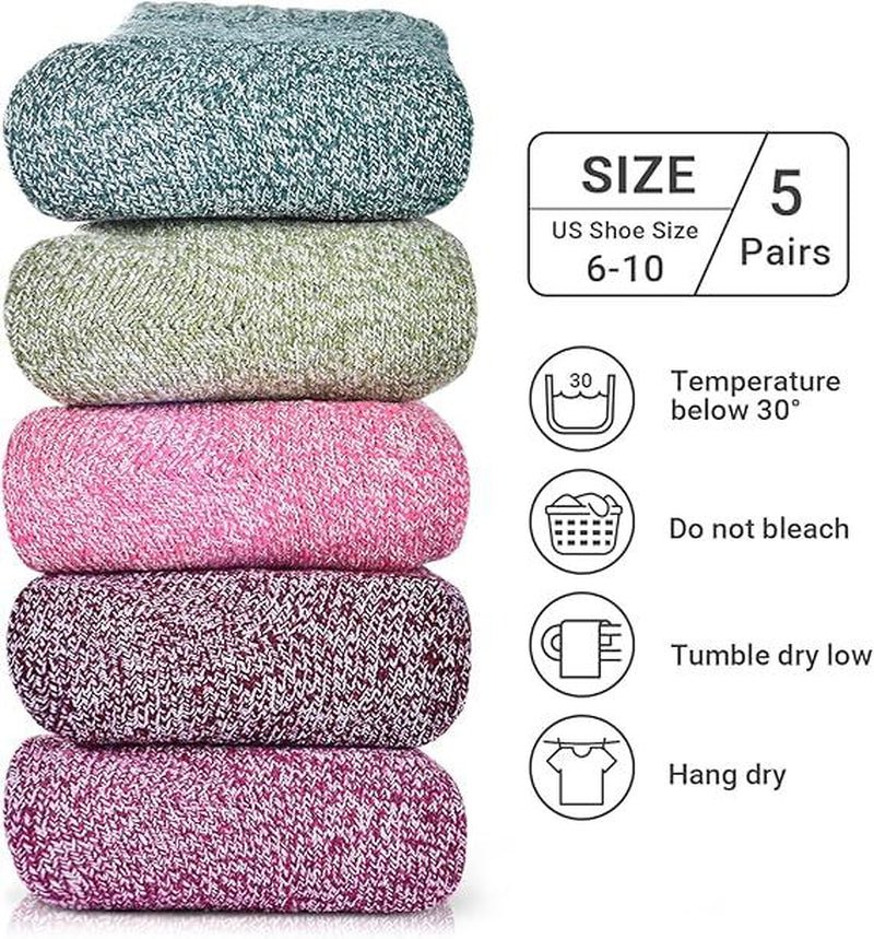 Winter Warm Wool Socks for Women Men, Soft Cozy Socks, Crew Socks Boot Socks for Women Men - Open Season Industries