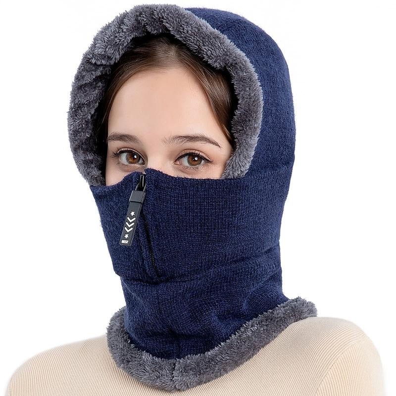 Women Balaclava Beanie Fleece Hood Cycling Ski Thermal Face Cover Hat Winter Warm Cap Scarf for Cold Weather - Open Season Industries