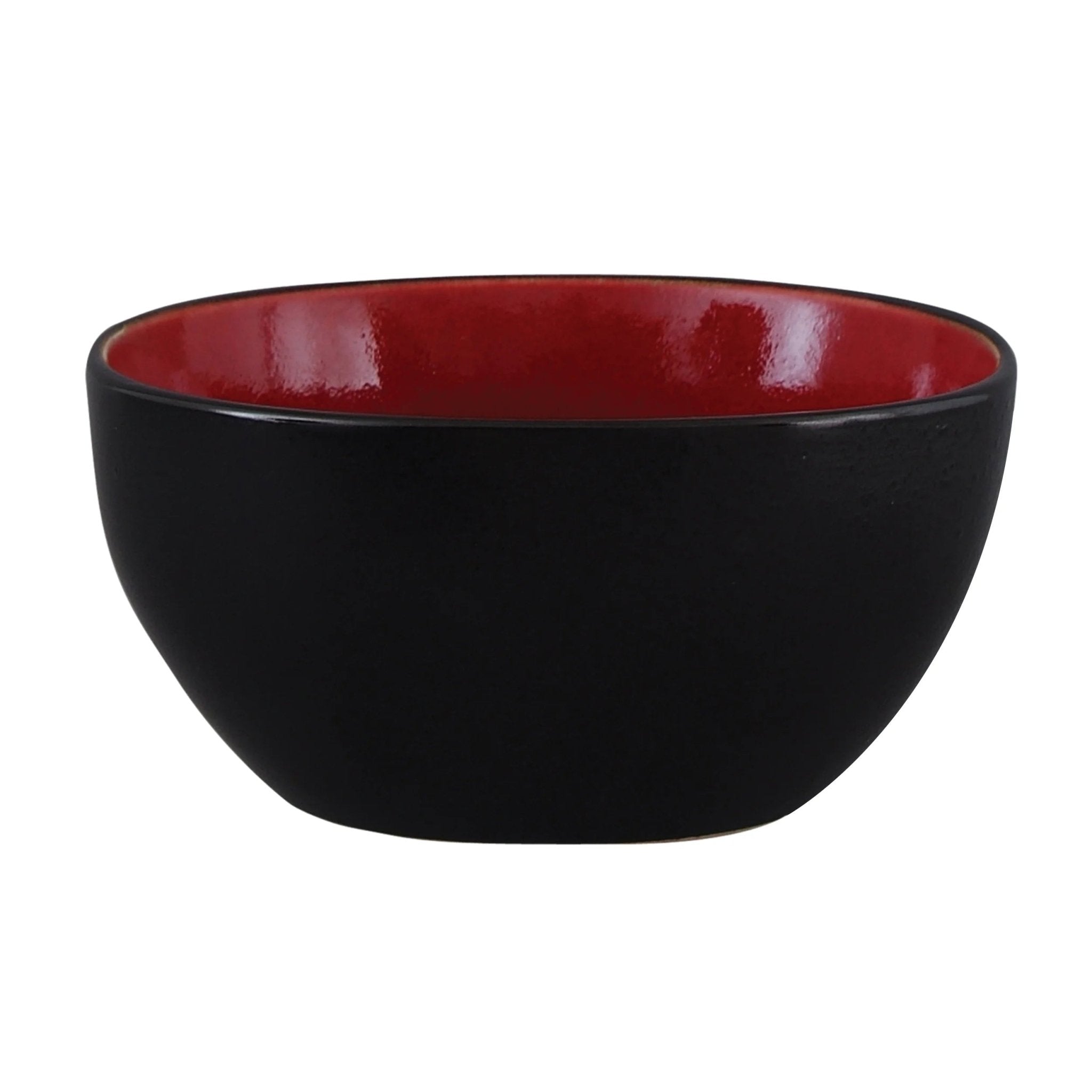 Soho Lounge Square 16 - Piece Dinnerware Set - Red - Open Season Industries