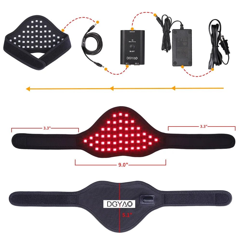 Red Light the for Neck Wearable Infrared Light for Wrist Pad Home Use Device Portable Use - Open Season Industries