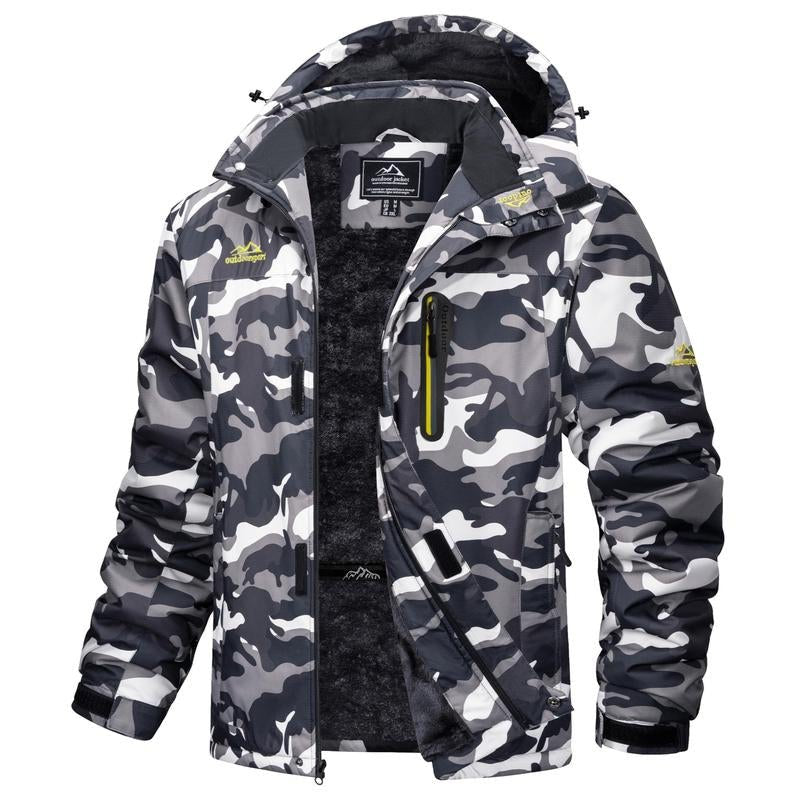 MAGCOMSEN Men'S Winter Coats Water Resistant Snow Ski Jacket Fleece Lined Parka 4 Pockets - Open Season Industries