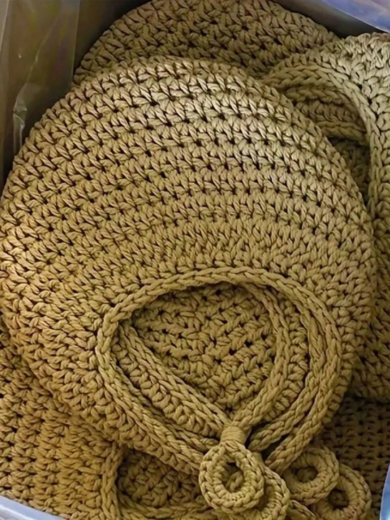 Wall Decor Hanging Basket, Bohemian Woven Basket Planting Planter Container Teardrop Shape Suitable for Vegetables and Fruits - Open Season Industries