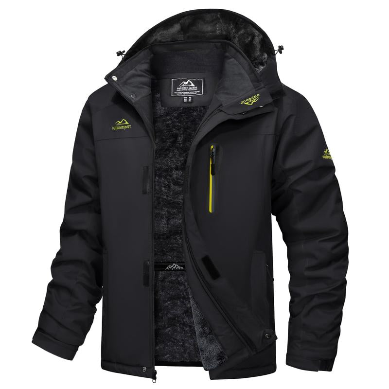 MAGCOMSEN Men'S Winter Coats Water Resistant Snow Ski Jacket Fleece Lined Parka 4 Pockets - Open Season Industries