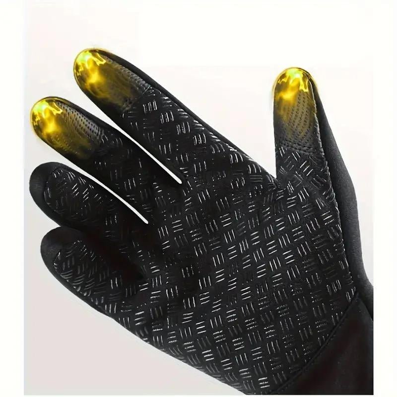 Warm Winter Gloves, Water - Resistant Touchscreen Thermal Gloves Windproof 1 Pair Men'S and Women'S Outdoor, Sports, Non - Slip Gloves Christmas - Open Season Industries