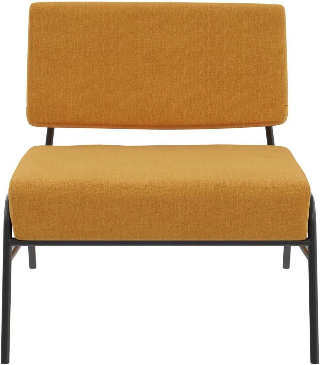 Ciara Accent Chair, Living Room Furniture, Mustard Linen - Open Season Industries