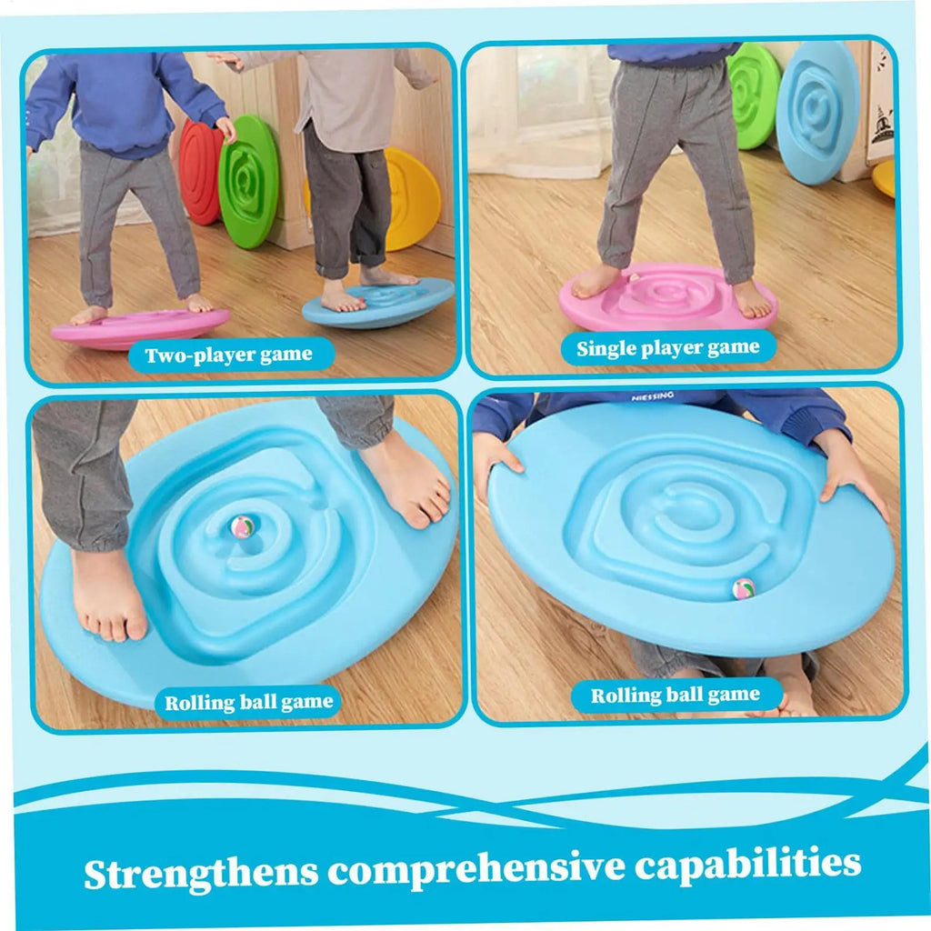 Balancing Board Educational Balance Board Interactive Exercising and Training Coordination Skills Equipment Physical Exercise - Open Season Industries