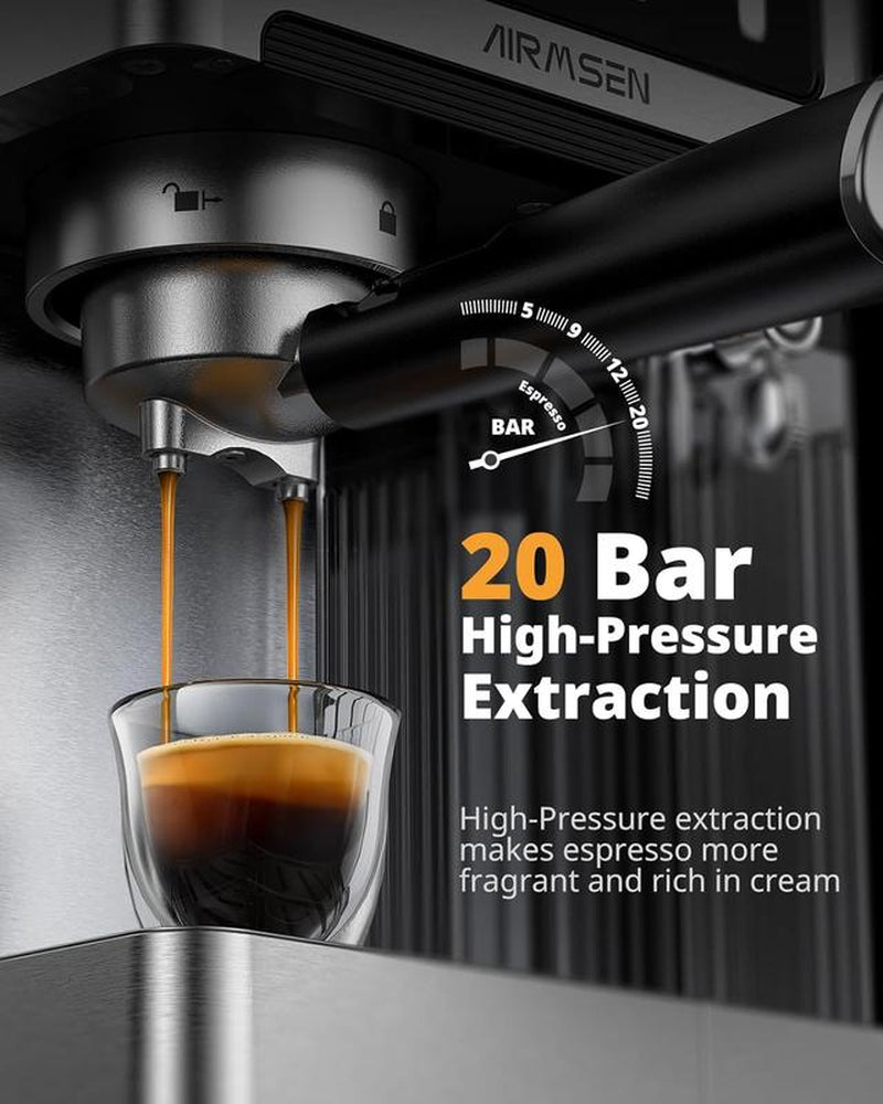 Automatic All - In - One Coffee Maker, One - Touch Latte Art, Programmable Recipes,Commercial Grade Combo Coffee Machine - Open Season Industries