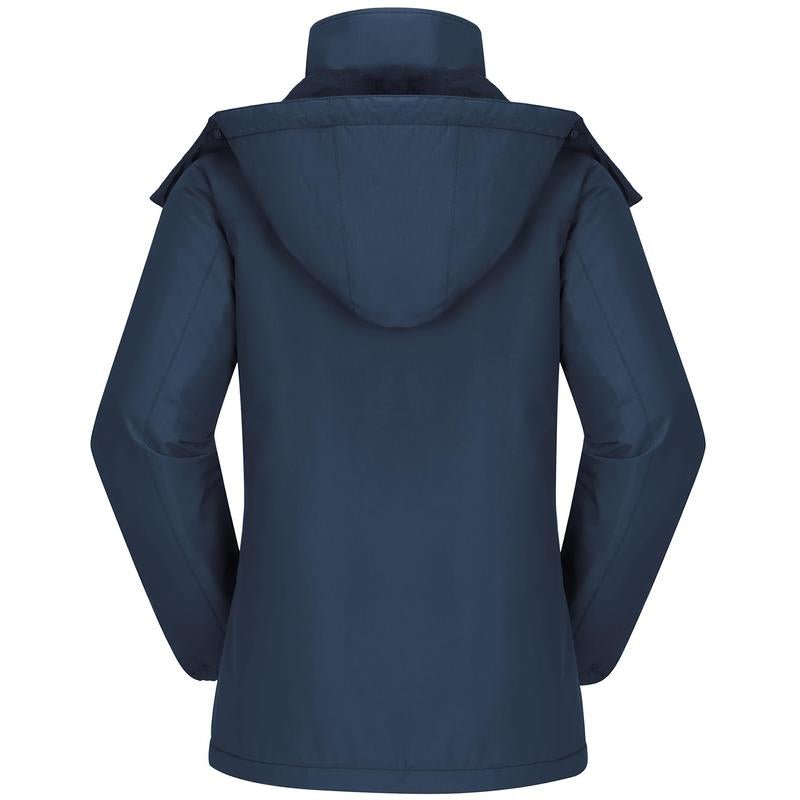 CAMEL CROWN Women'S Winter Outerwear Waterproof Ski Snow Jacket Warm Fleece Jacket Parka Raincoat with Multiple Pockets Sport Jacket - Open Season Industries