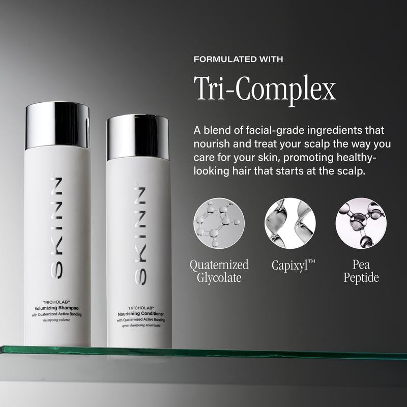 SKINN Cosmetics: TRICHOLAB Shampoo and Conditioner Set - Open Season Industries