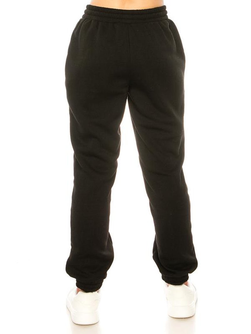 Women'S Sweatpants Winter Warm Fleece Lined Sweatpants with Pockets Fleece Jogger Pants - Open Season Industries