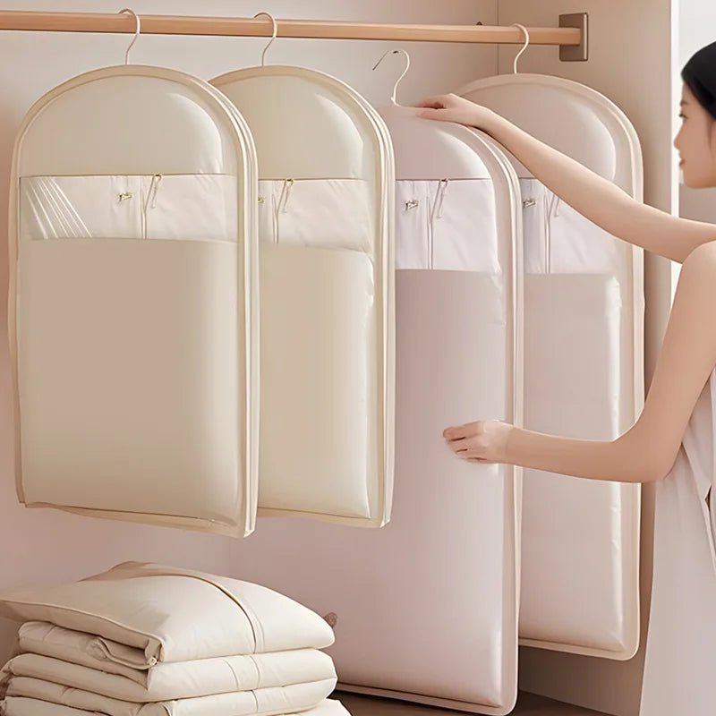 Premium Compression Storage Bags for down Jackets & Luxury Clothing - Dust - Proof Wardrobe Organizers with Space - Saving Design - Open Season Industries